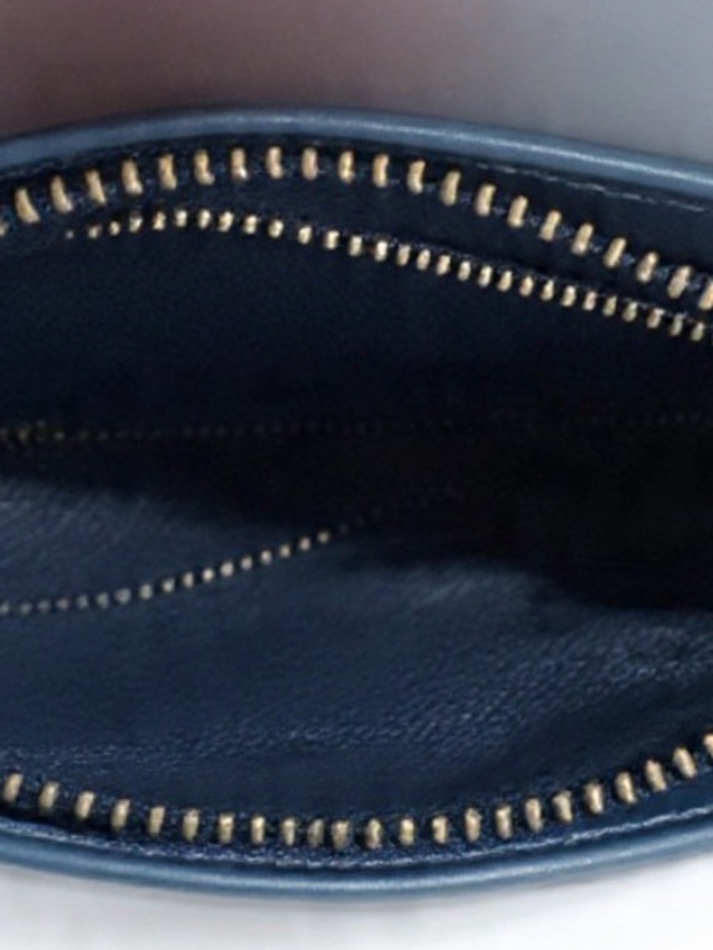 Balenciaga Blue Leather City Clip Clutch Bag - Picture 6 of 11